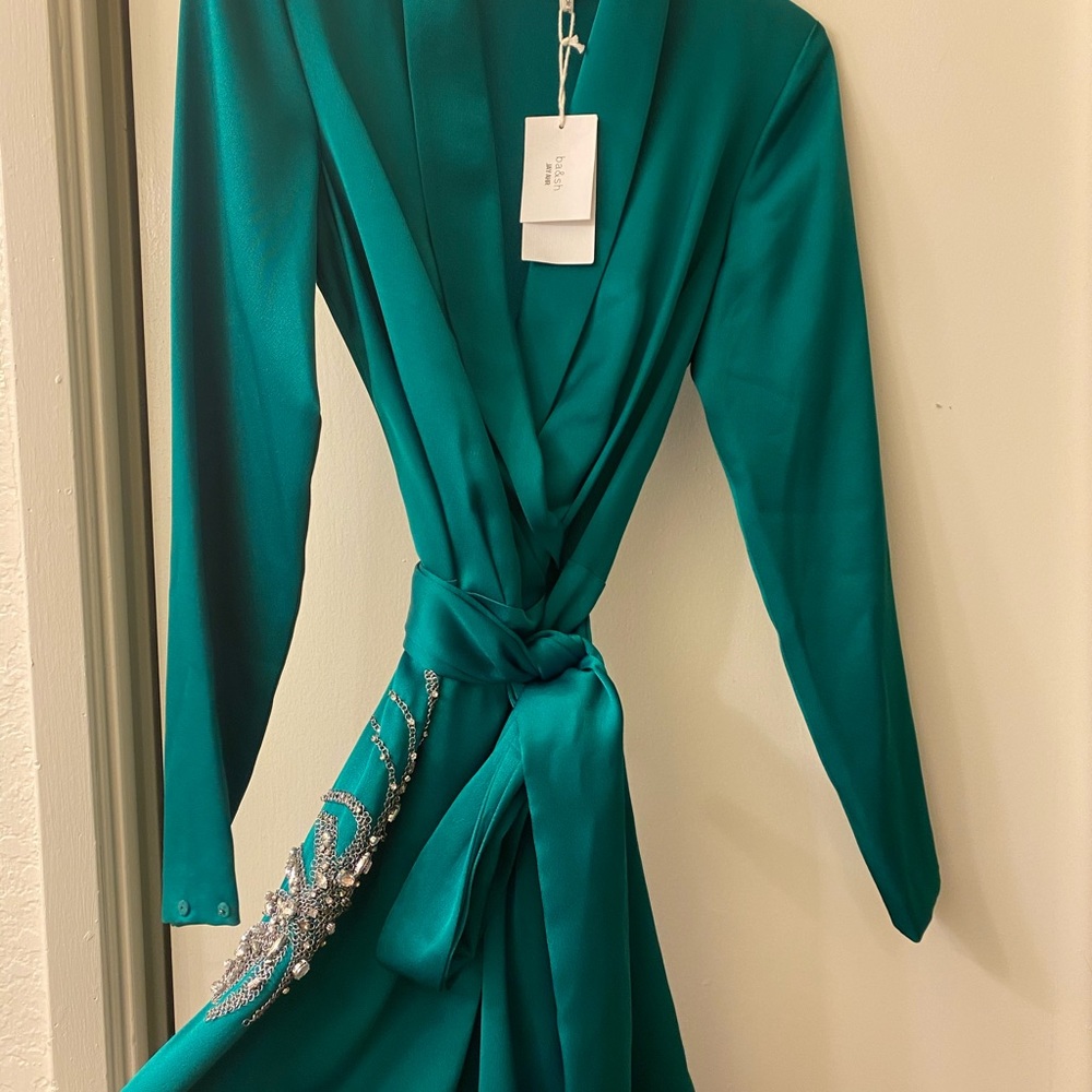 ba&sh wrap dress